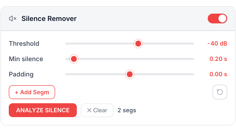 Silence Remover